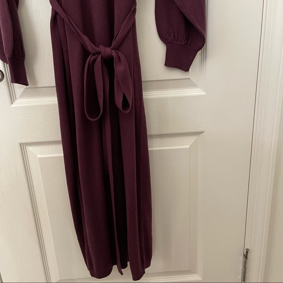 COPY - BlackMilk Mauve Knit Batwing Dress - Picture 3 of 10